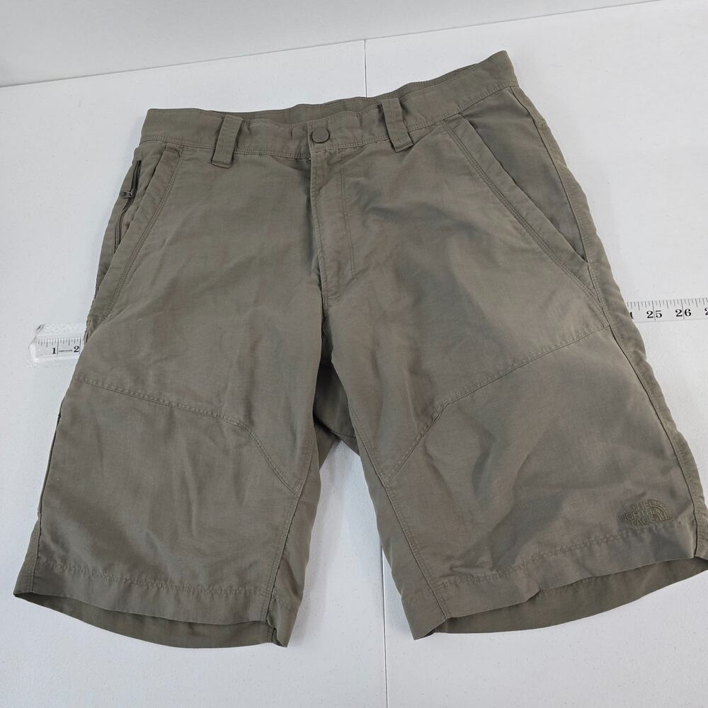 The North Face Men’s AXEZ Cargo Shorts Green Size 34 Outdoor Hiking Utility 6374